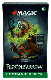 Wizards of the Coast Trading Card Games > Magic The Gathering Animated Army Magic the Gathering: Bloomburrow Commander Decks 195166257181 WOC D34270000