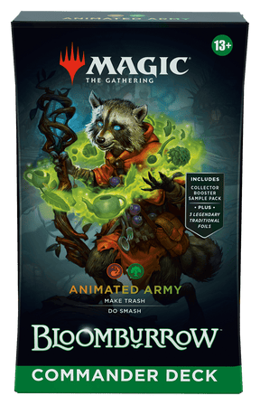 Wizards of the Coast Trading Card Games > Magic The Gathering Animated Army Magic the Gathering: Bloomburrow Commander Decks 195166257181 WOC D34270000