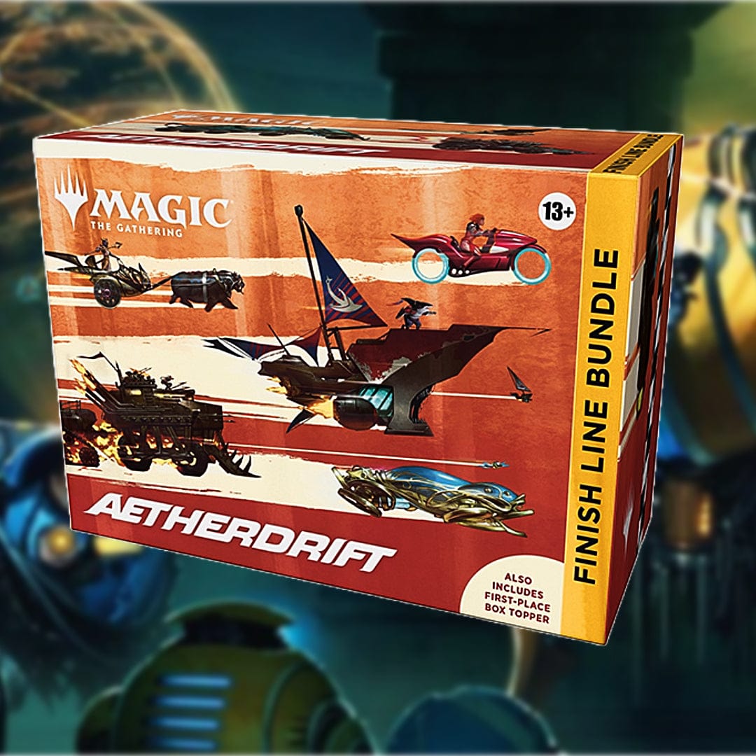 Wizards of the Coast Trading Card Games > Magic The Gathering Magic The Gathering: Aetherdrift Finish Line Bundle 195166278858 WOCD4135