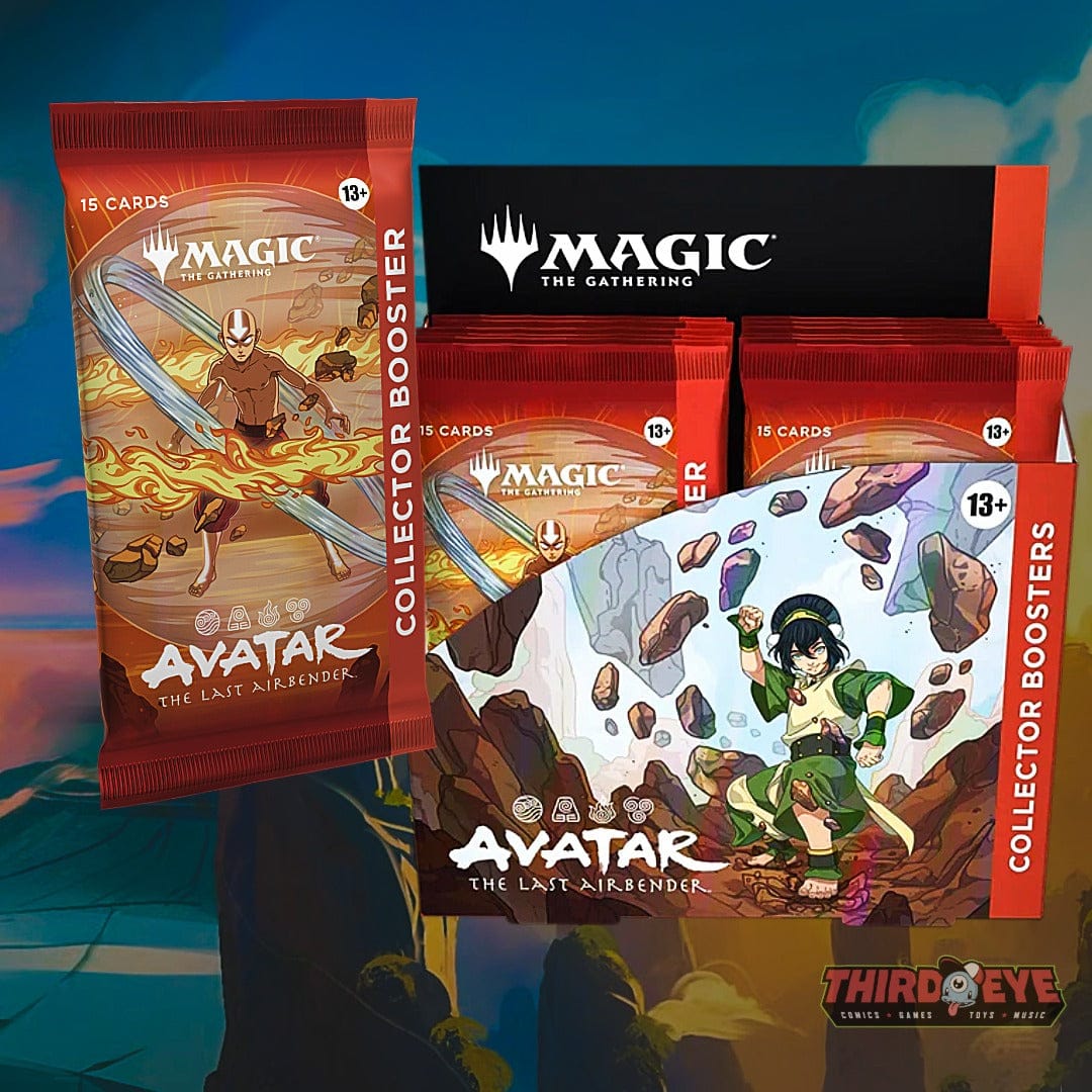 Wizards of the Coast Trading Card Games > Magic The Gathering Magic the Gathering CCG: Avatar - The Last Airbender Collector Booster Display (12) 195166290461 WOC D45820000