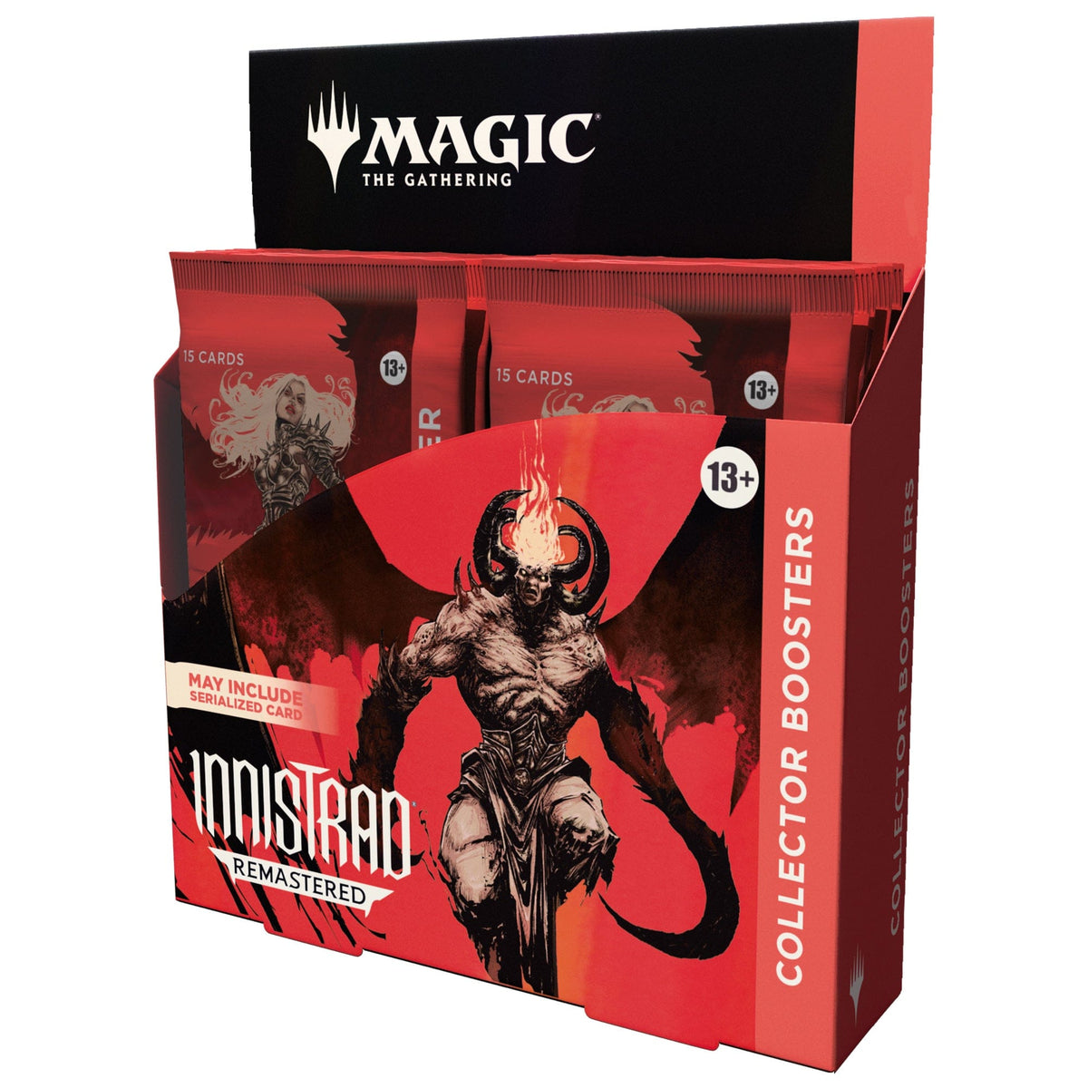 Wizards of the Coast Trading Card Games > Magic The Gathering Magic The Gathering: Innistrad Remastered Collector Booster Box 195166270012 WOCD3816