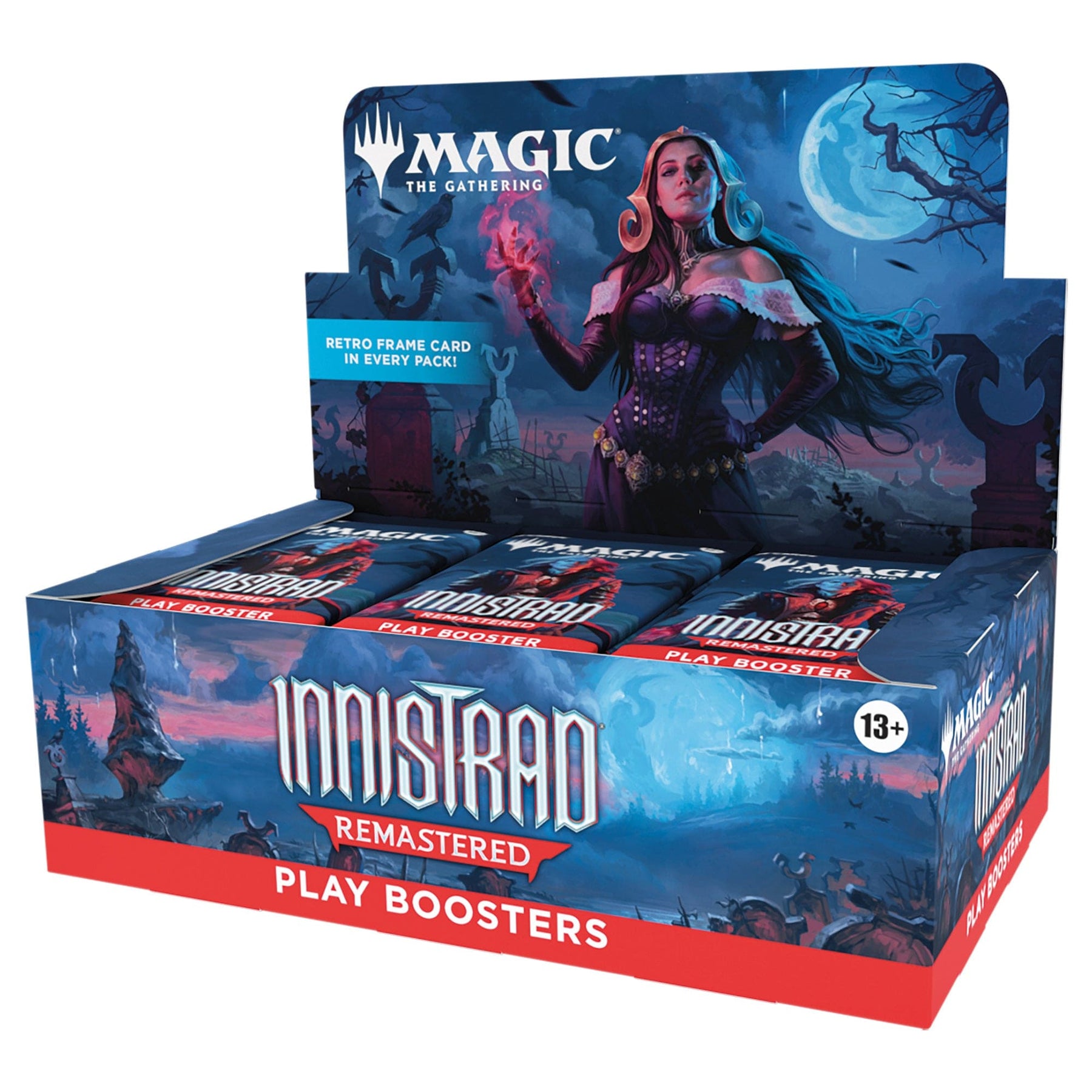 Wizards of the Coast Trading Card Games > Magic The Gathering Magic The Gathering: Innistrad Remastered Play Booster Box 195166269962 WOCD3814