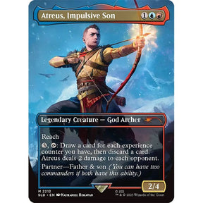 Wizards of the Coast Trading Card Games > Magic The Gathering MAGIC THE GATHERING: SECRET LAIR DROP - GOD OF WAR: REDEMPTION 195166308494 WOCD5188