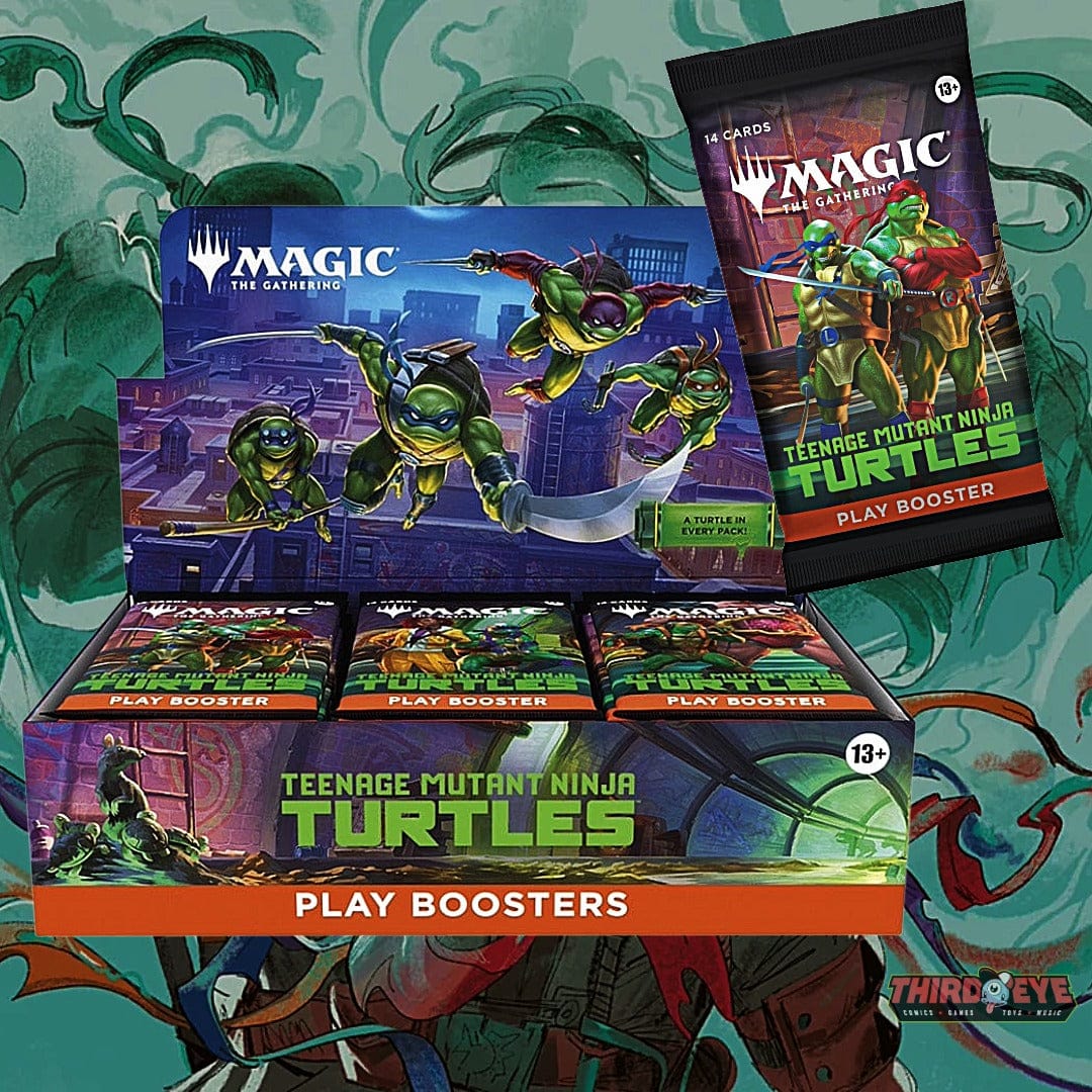 Wizards of the Coast Trading Card Games > Magic The Gathering Magic The Gathering: Teenage Mutant Ninja Turtles Play Booster 195166308036 WOCD5163