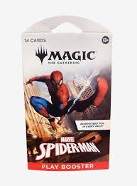 Wizards of the Coast Trading Card Games > Magic The Gathering MTG: Universes Beyond- Marvel Spider-Man Play Booster Sleeved Pack 195166289793 WOCD4525