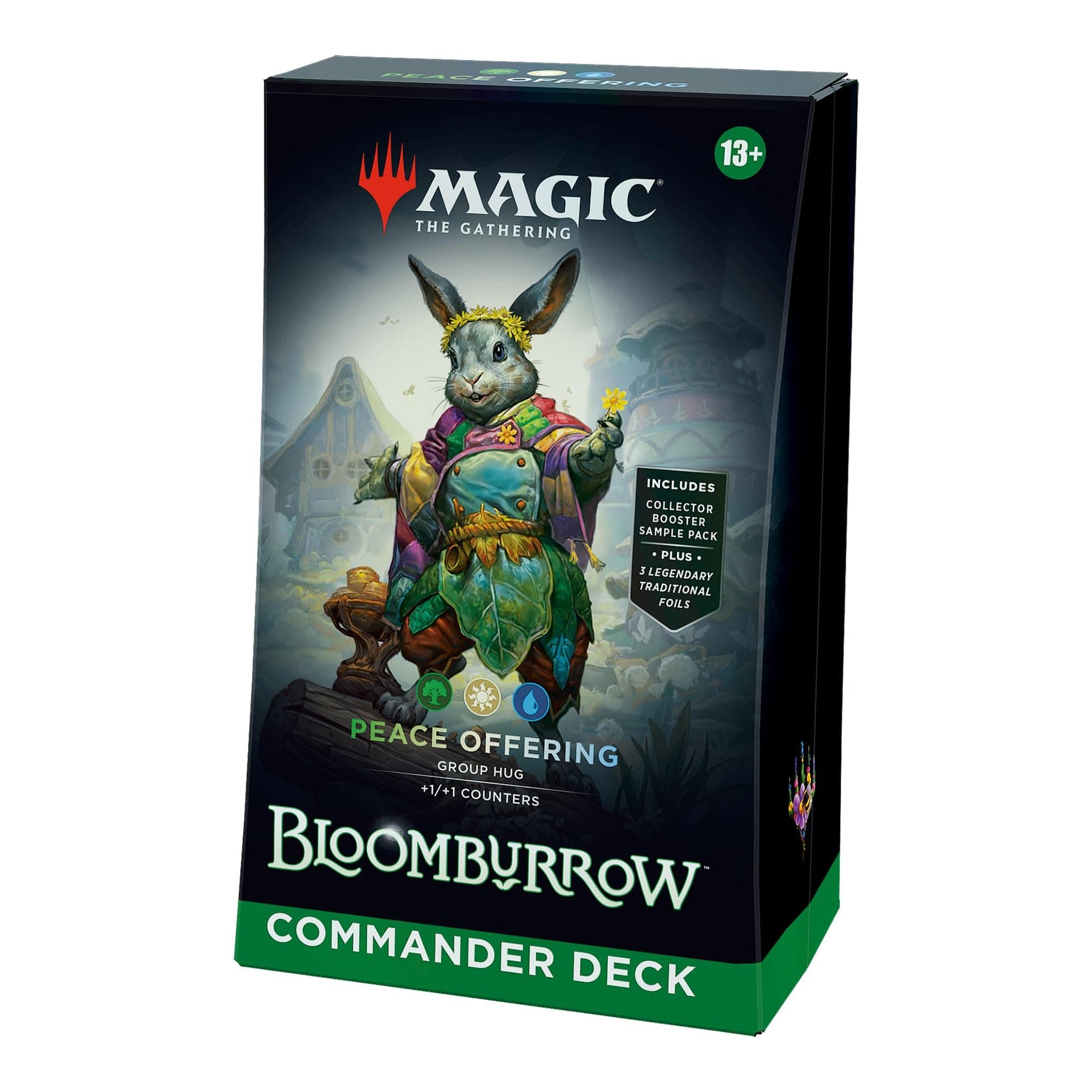 Wizards of the Coast Trading Card Games > Magic The Gathering Peace Offering Magic the Gathering: Bloomburrow Commander Decks 00195166257198 WOC D34270002