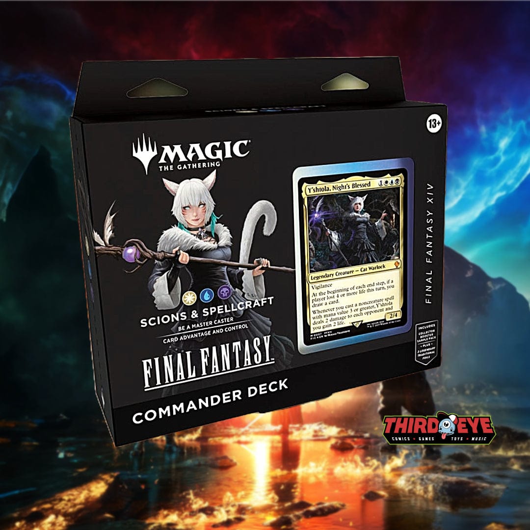 Wizards of the Coast Trading Card Games > Magic The Gathering Scion's & Spellcraft MTG: Universes Beyond- Final Fantasy Commander Deck 195166271002 WOCD3847