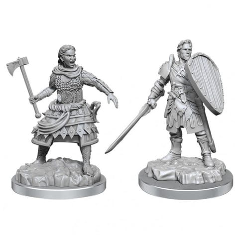 WizKids (Neca) Miniatures > WizKids Dungeons & Dragons Nolzur's Marvelous Miniatures: Human Fighters 634482906392 WZK 90639