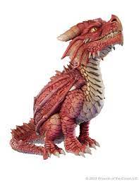 WizKids (Neca) Decor > Gaming Decor Dungeons & Dragons: Replicas of the Realms - Red Dragon Wyrmling Foam Figure 50th Anniversary 634482685167 WZK 68516