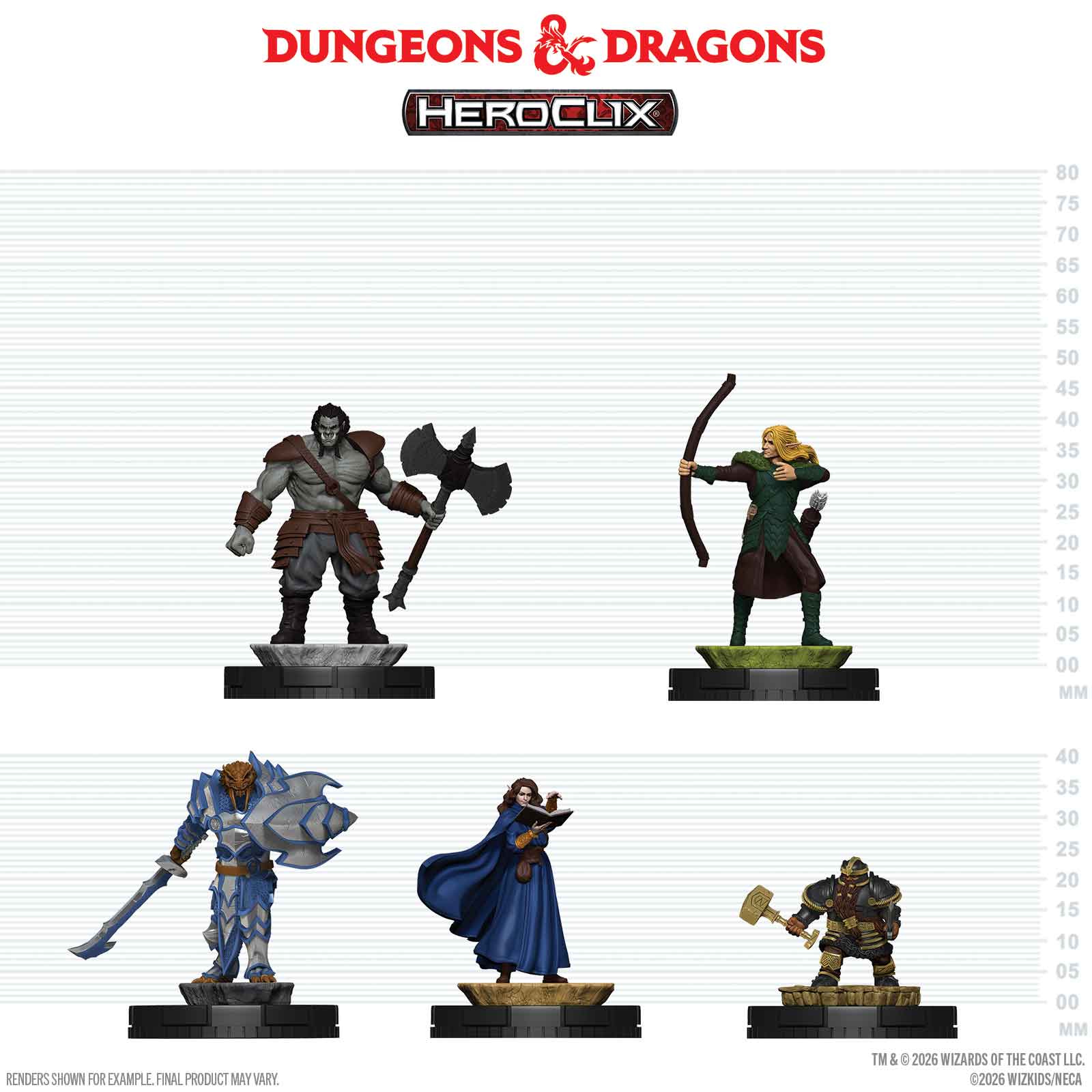 WizKids (Neca) Miniatures > Other Miniatures DND HEROCLIX: SERIES ONE BOOSTER BRICK 634482959176 95917