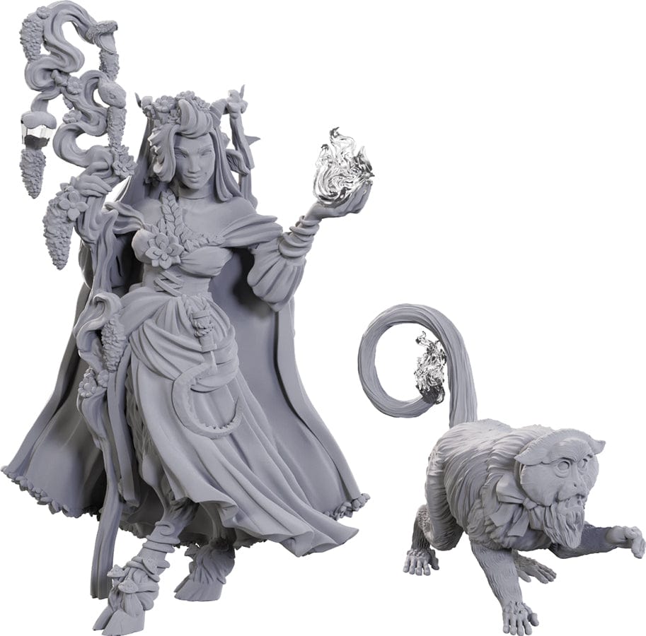 WizKids (Neca) Miniatures > WizKids Critical Role Unpainted Miniatures: W23 Fearne Calloway & Mister 634482907221 WZK 90722