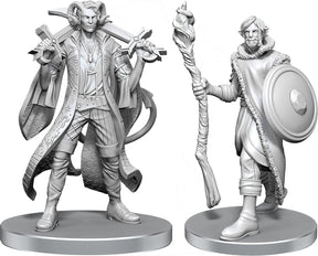 WizKids (Neca) Miniatures > WizKids Critical Role Unpainted Miniatures: W26 Mollymauk Tealeaf & Caduceus Clay 634482907900 WZK 90790