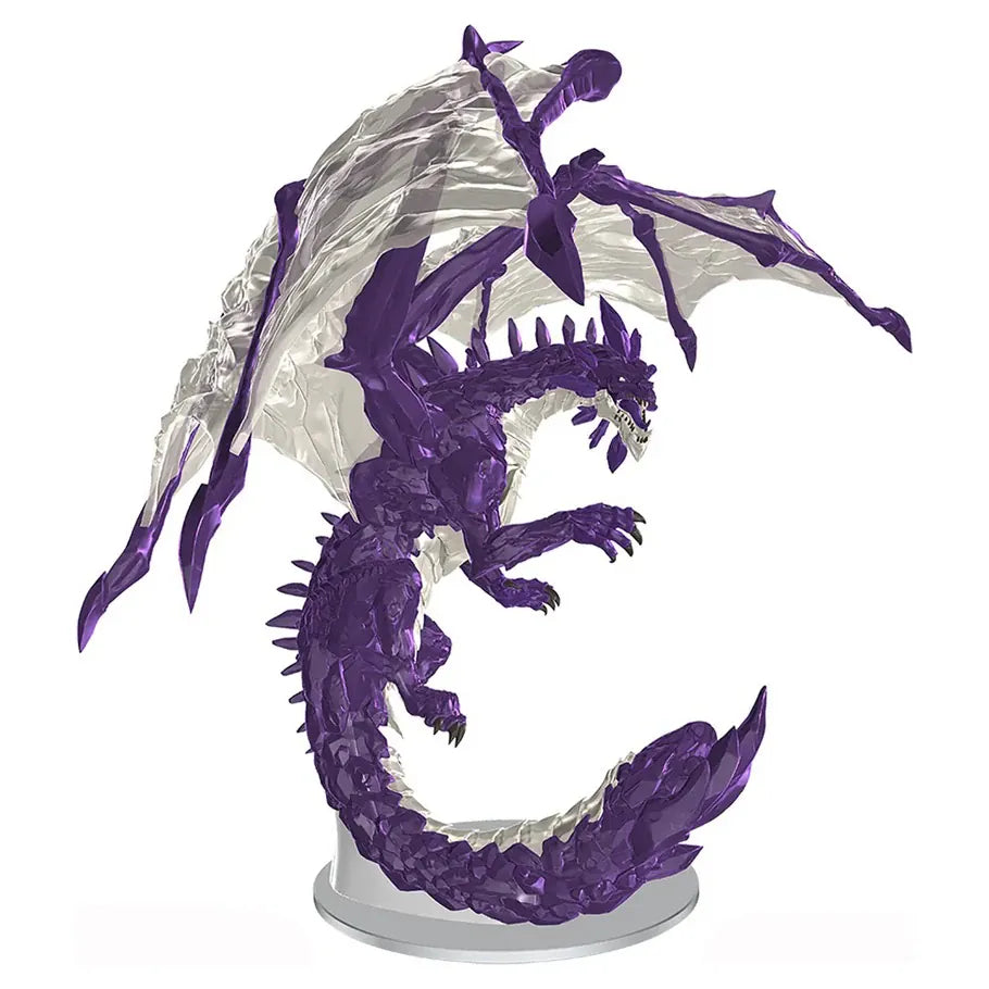 WizKids (Neca) Miniatures > WizKids D&D: Icons of the Realms: Adult Amethyst Dragon Boxed Miniature 634482963197 WZK96319