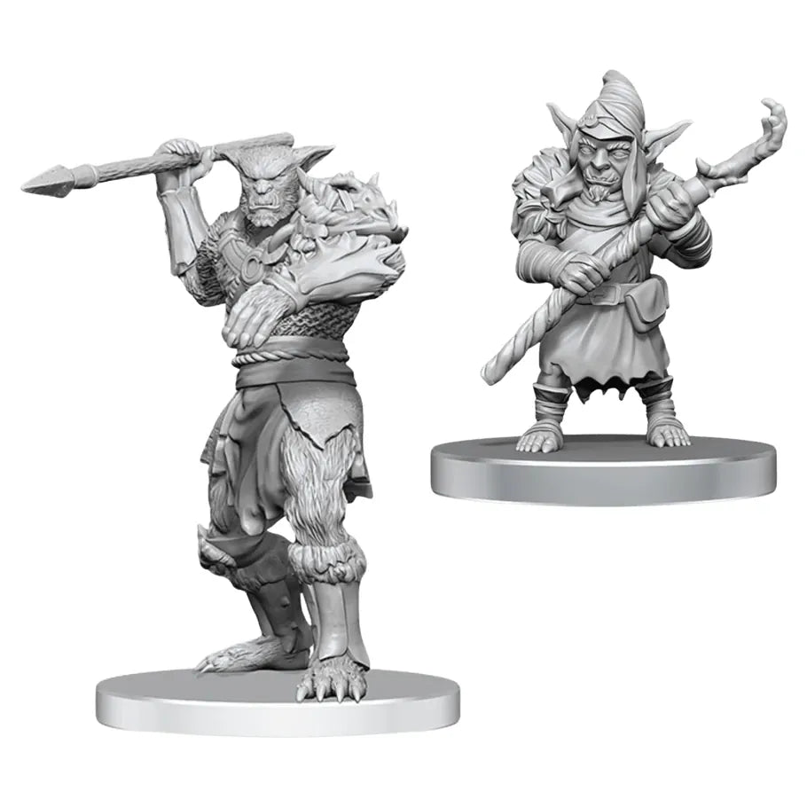 WizKids (Neca) Miniatures > WizKids D&D Nolzur's Marvelous Miniatures: Bugbear Stalker & Goblin Hexer 634482908082 WZK90808