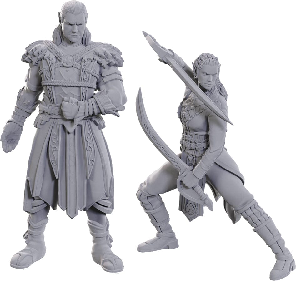 WizKids (Neca) Miniatures > WizKids D&D: Nolzur's Marvelous Unpainted Miniatures - Baldur's Gate 3, Jaheira & Halsin 634482963685 WZK 96368