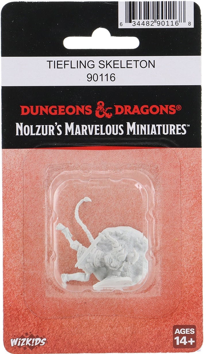 WizKids (Neca) Miniatures > WizKids D&D: Nolzur's Marvelous Unpainted Miniatures - WV23 Tiefling Skeleton 634482901168 90116