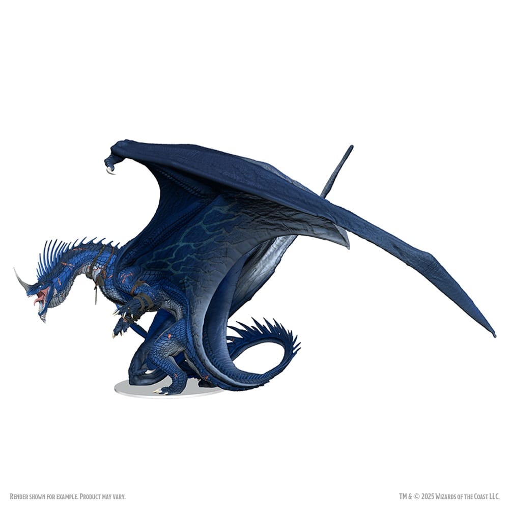 WizKids (Neca) Miniatures > WizKids DND ICONS ANTHRADUSK, ANCIENT BLUE DRAGON 634482963821 96382