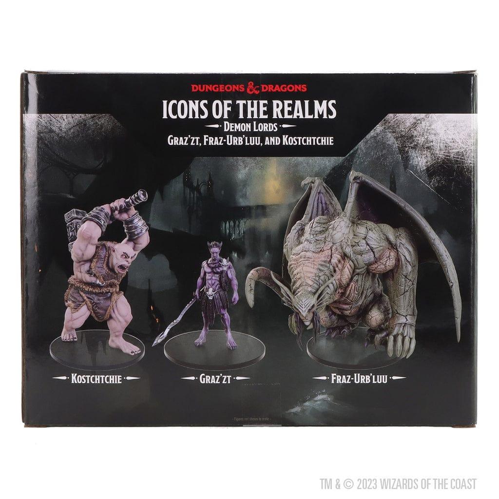 WizKids (Neca) Miniatures > WizKids Dungeons & Dragons: Icons of the Realms - Demon Lords Graz`zt, Fraz Urb`luu, and Kostchtchie 634482962671 WZK 96267