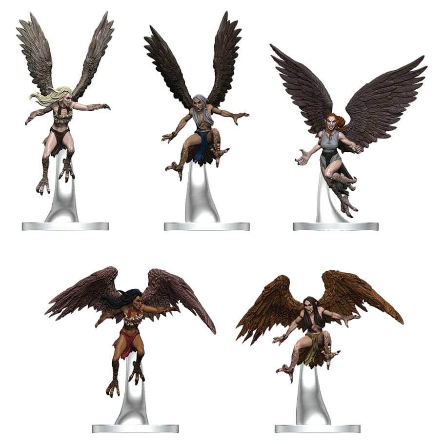 WizKids (Neca) Miniatures > WizKids Dungeons & Dragons: Icons of the Realms - Harpy Flock 634482964125 WZK96415