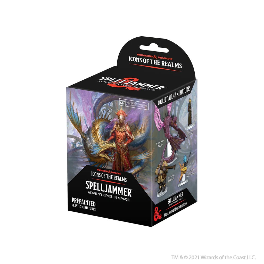 WizKids (Neca) Miniatures > WizKids Dungeons & Dragons: Icons of the Realms Set 24 Spelljammer Adventures in Space Booster Brick 634482961667 WZK 96166