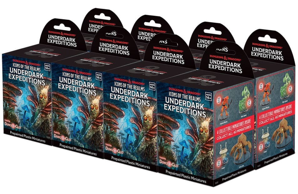 WizKids (Neca) Miniatures > WizKids Dungeons & Dragons: Icons of the Realms Set 36 - Underdark Expeditions Booster Brick (8) 634482963593 WZK 96359