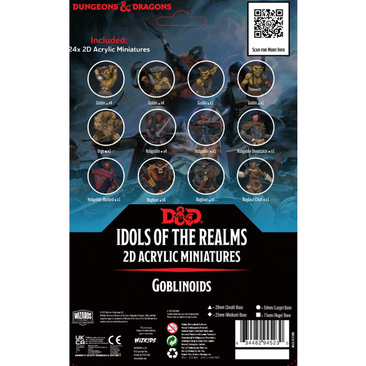 WizKids (Neca) Miniatures > WizKids Dungeons & Dragons: Idols of the Realms 2D Set - Goblinoids 634482945230 WZK 94523