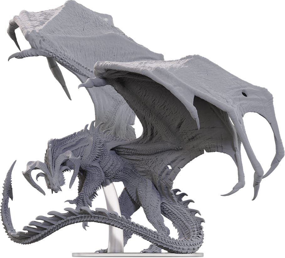WizKids (Neca) Miniatures > WizKids Dungeons & Dragons: Nolzur's Marvelous Unpainted Miniatures - Adult Black Dragon [NEW] 634482907733 WZK 90773