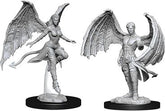 WizKids (Neca) Miniatures > WizKids Dungeons & Dragons: Nolzur's Marvelous Unpainted Miniatures - Succubus & Incubus (W10) 634482738412 WZK 73841
