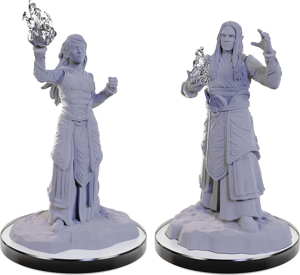 WizKids (Neca) Miniatures > WizKids Dungeons & Dragons: Nolzur's Marvelous Unpainted Miniatures - W22 Elf Wizards 634482906729 WZK 90672