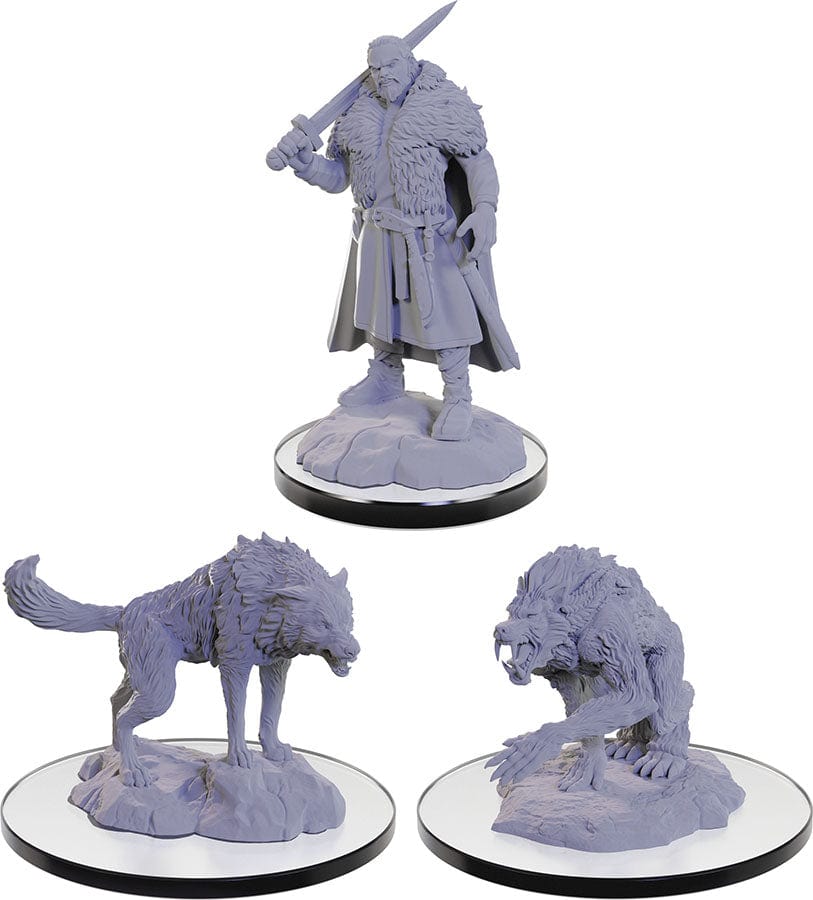 WizKids (Neca) Miniatures > WizKids Dungeons & Dragons: Nolzur's Marvelous Unpainted Miniatures - W22 Loup Garou 634482906743 WZK 90674