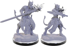 WizKids (Neca) Miniatures > WizKids Dungeons & Dragons: Nolzur's Marvelous Unpainted Miniatures - W22 Tiefling Warlocks 634482906705 WZK 90670