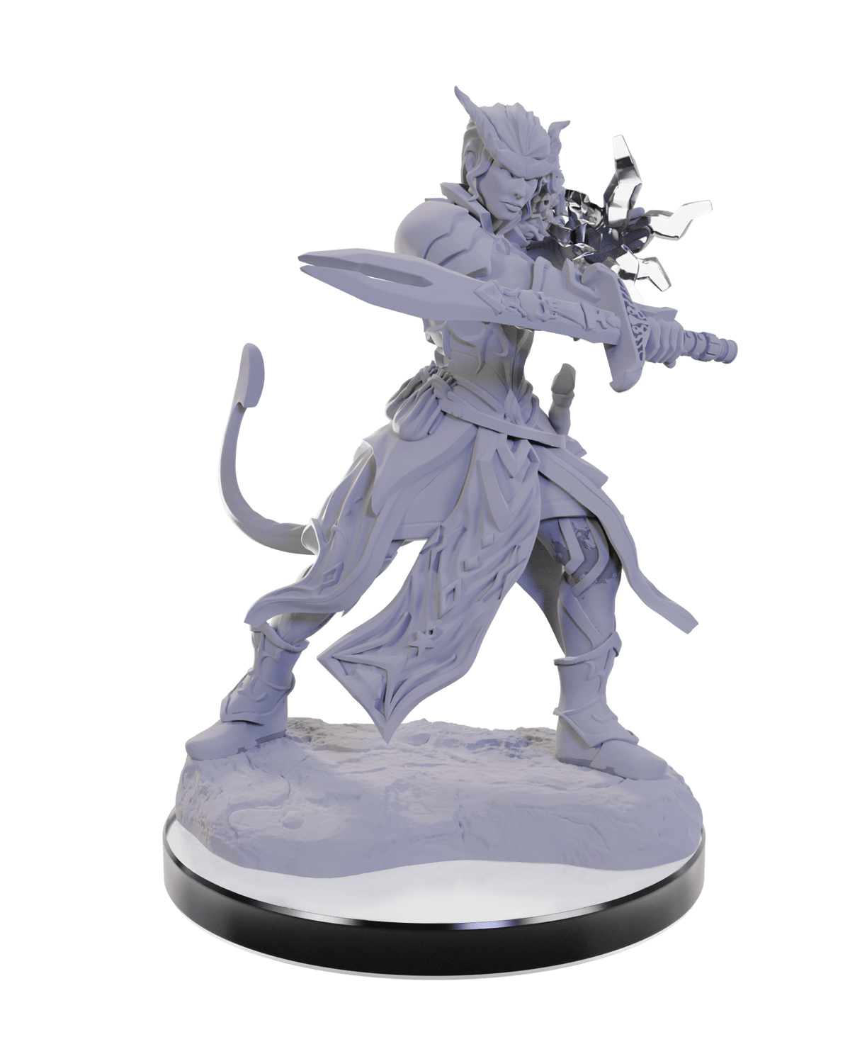 WizKids (Neca) Miniatures > WizKids Dungeons & Dragons: Nolzur's Marvelous Unpainted Miniatures - W22 Tiefling Warlocks 634482906705 WZK 90670