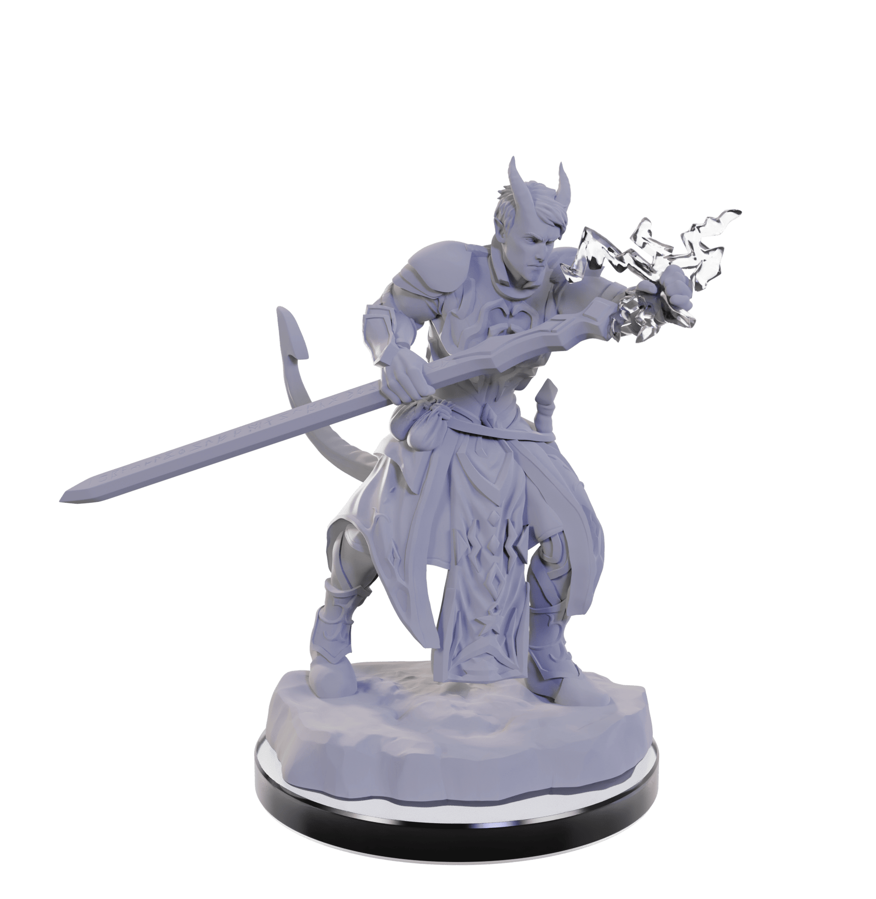 WizKids (Neca) Miniatures > WizKids Dungeons & Dragons: Nolzur's Marvelous Unpainted Miniatures - W22 Tiefling Warlocks 634482906705 WZK 90670