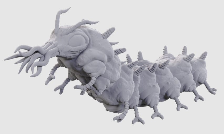 WizKids (Neca) Miniatures > WizKids Dungeons & Dragons: Nolzur's Marvelous Unpainted Miniatures - W24 Classic Carrion Crawler 634482907412 WZK 90741