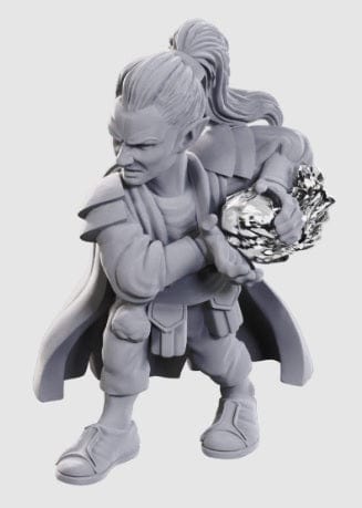 WizKids (Neca) Miniatures > WizKids Dungeons & Dragons: Nolzur's Marvelous Unpainted Miniatures - W24 Pirate Deck Wizard 634482907092 WZK 90709