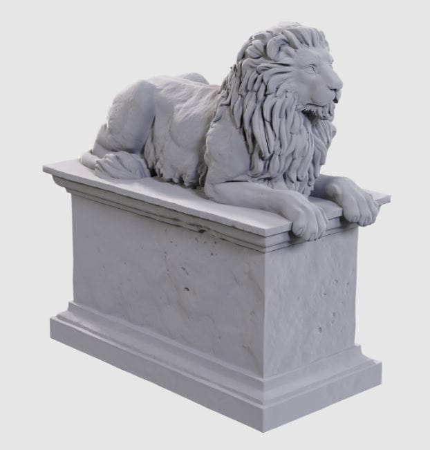 WizKids (Neca) Miniatures > WizKids Dungeons & Dragons: Nolzur's Marvelous Unpainted Miniatures - W24 Stone Lion 634482907474 WZK 90747