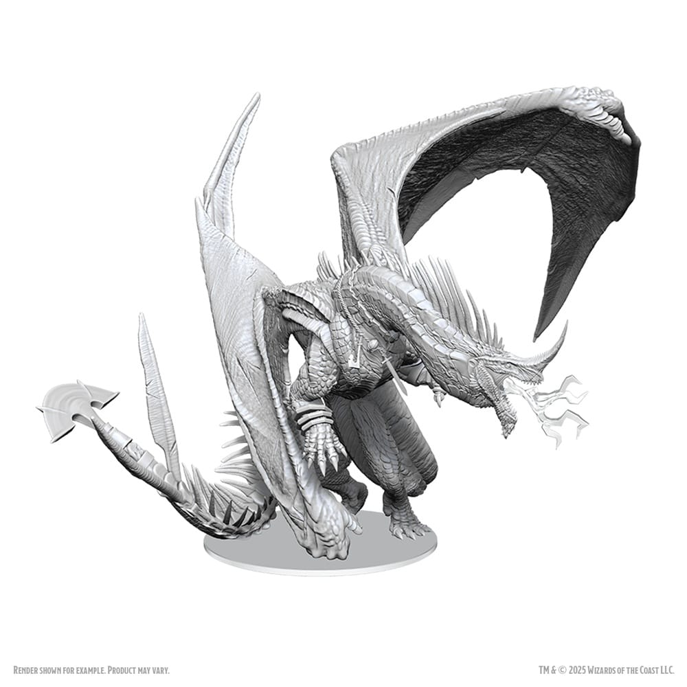 WizKids (Neca) Miniatures > WizKids Dungeons & Dragons: Unpainted Minis - Ancient Blue Dragon 634482907986 90798