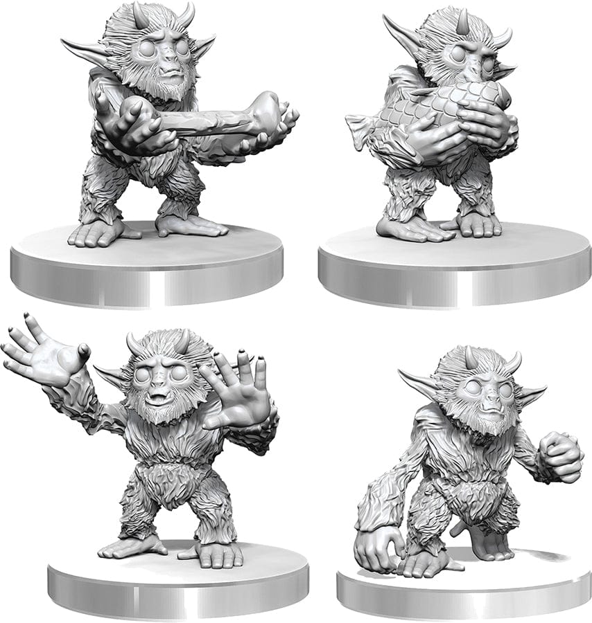 WizKids (Neca) Miniatures > WizKids Dungeons & Dragons: W26 Nolzur's Marvelous Unpainted Miniatures - Yeti Tykes 634482907801 WZK 90780