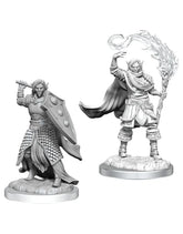 WizKids (Neca) Miniatures > WizKids Nolzur's: Unpainted - Elf Cleric Male 634482904046 WZK 90404