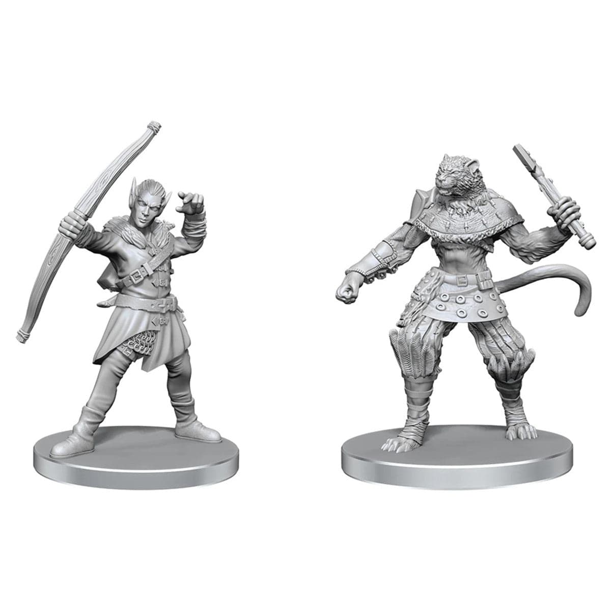 WizKids (Neca) Miniatures > WizKids Pathfinder Battles Deep Cuts: Elf Hunter & Catfolk Bandit 634482975824 WZK97582