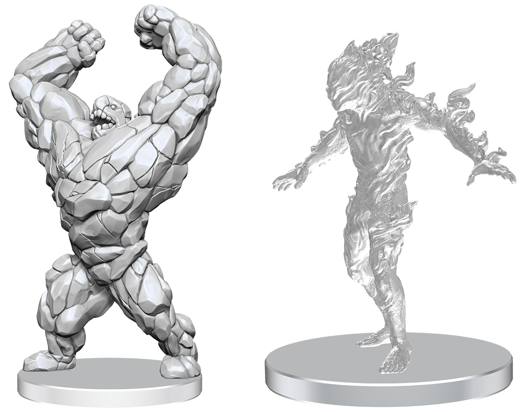 WizKids (Neca) Miniatures > WizKids Pathfinder Battles Deep Cuts: Living Landslide & Living Wildfire 634482908334 634482908334