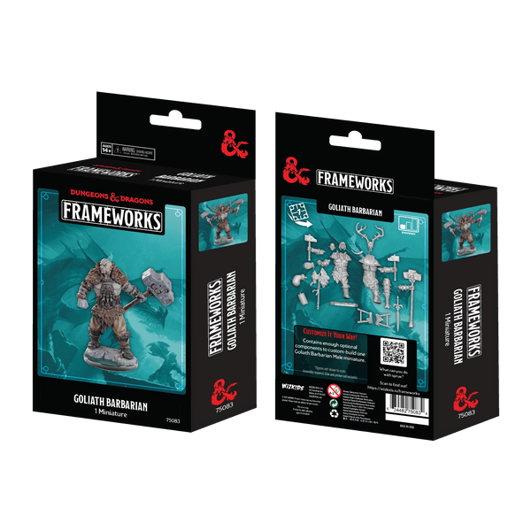 WizKids (Neca) Miniatures > WizKids WizKids: D&D Frameworks - Goliath Barbarian 634482750834 WZK 75083