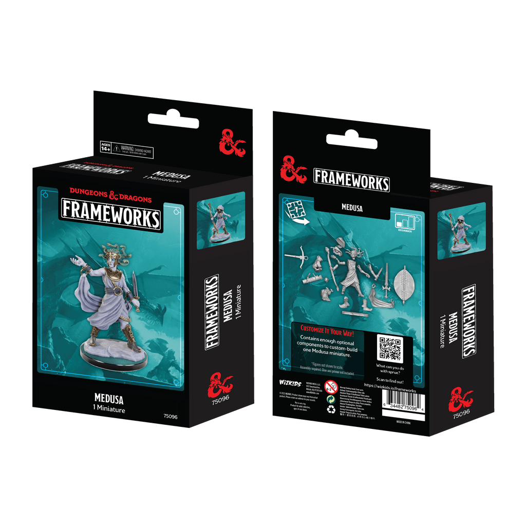 WizKids (Neca) Miniatures > WizKids WizKids: D&D Frameworks - Medusa 634482750964 WZK 75096