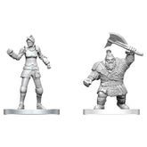 WizKids (Neca) Miniatures > WizKids WizKids: D&D Nolzur's Marvelous Miniatures - Cultist of Bane & Dwarf Zhentilar Soldier 634482908914 WZK90891