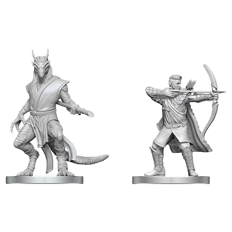 WizKids (Neca) Miniatures > WizKids WizKids: D&D Nolzur's Marvelous Miniatures - Elf Ranger & Dragonborn Monk 634482908884 WZK90888