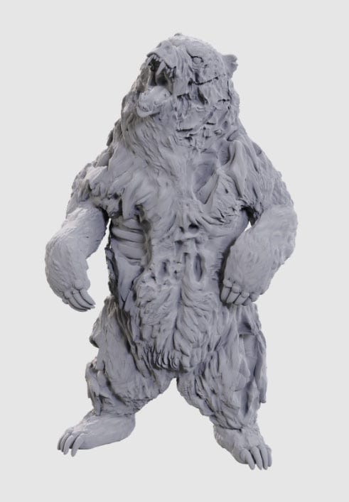 WizKids (Neca) Miniatures > WizKids WizKids Deep Cuts: W24 Zombie Grizzly Bear 634482907467 WZK 90746