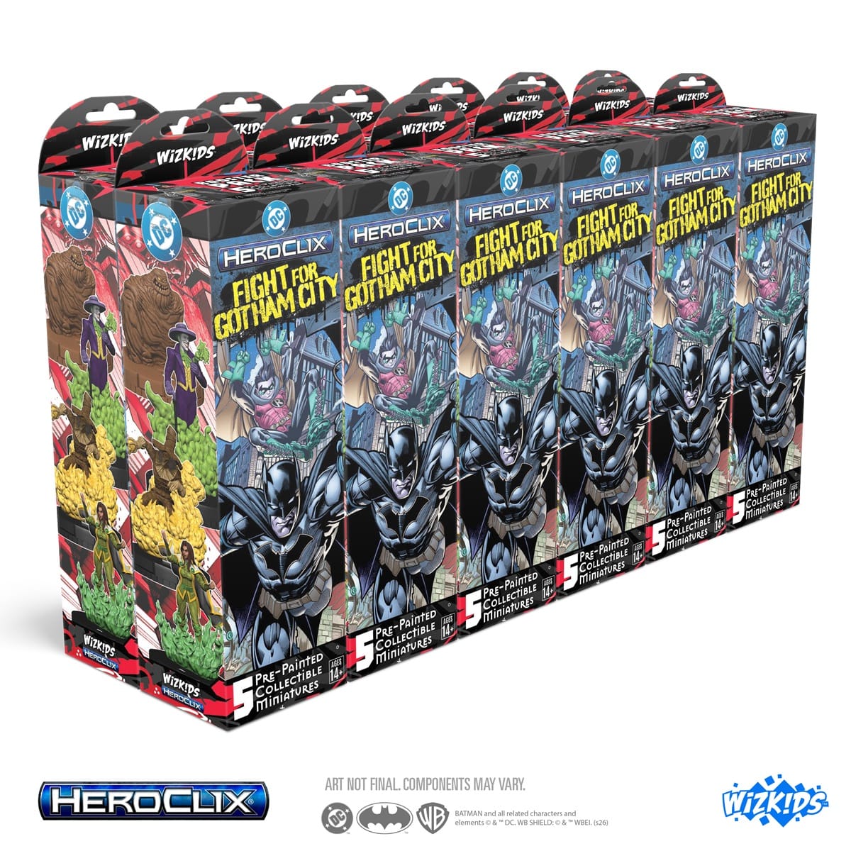 WizKids (Neca) Tabletop Games > Miniature Games DC HEROCLIX: FIGHT FOR GOTHAM CITY BOOSTER BRICK 634482841525 84152