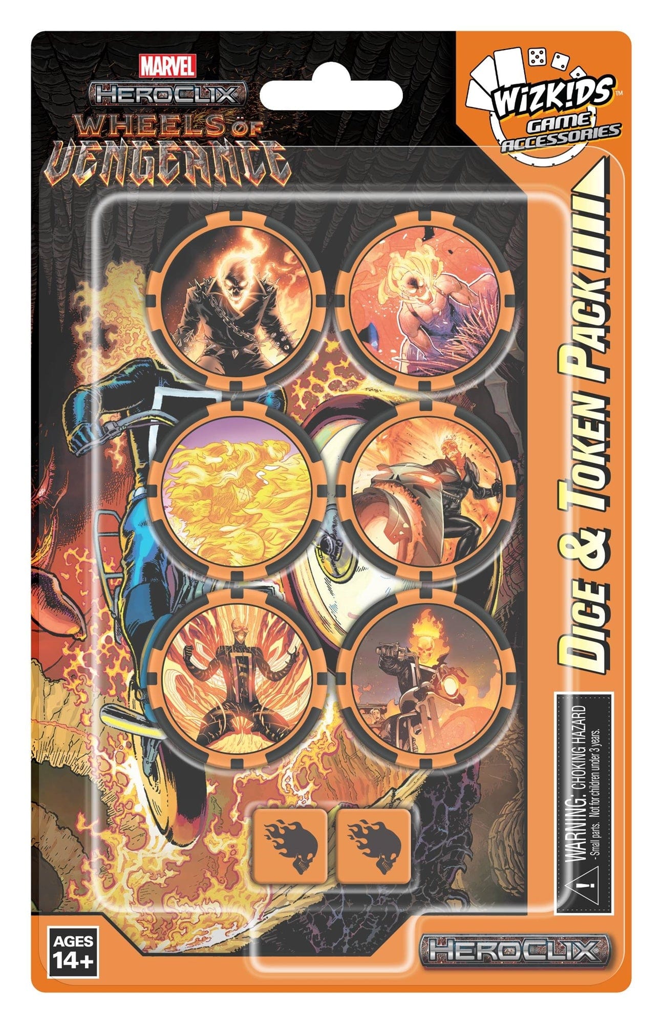 WizKids (Neca) Tabletop Games > Miniature Games HeroClix: Marvel - Wheels of Vengeance Dice and Token Pack 634482848784 WZK 84878