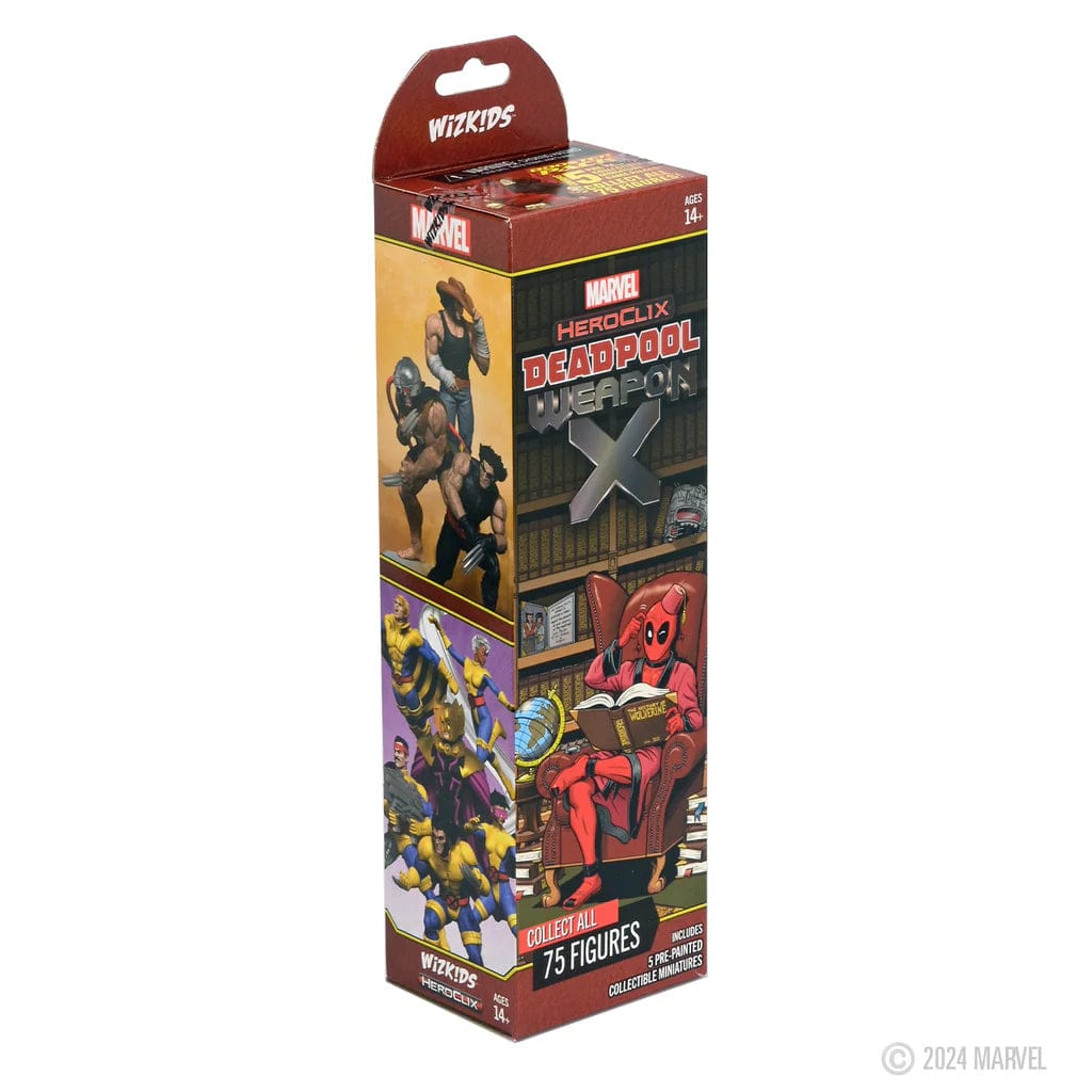 WizKids (Neca) Tabletop Games > Miniature Games Marvel HeroClix: Deadpool, Weapon X Booster Pack 634482849392 WZK 84938