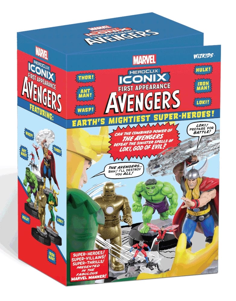 WizKids (Neca) Tabletop Games > Miniature Games Marvel HeroClix: Iconix - First Appearance Avengers 634482849255 WZK 84925